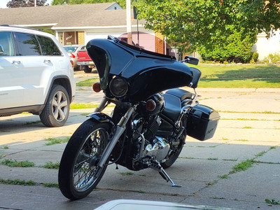 PAINTED FAIRING WINDSHIELD FOR HARLEY SPORTSTER 1200 LOW NIGHTER ROADSTER 48 72