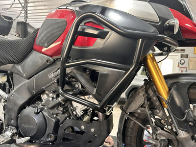 Engine Guard Highway CRASH BARS FOR SUZUKI DL 1000 V-STROM 2014-2016 BLACK