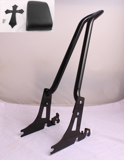 TALL BACKREST SISSY BAR PAD 4 HARLEY SOFTAIL HERITAGE DELUXE SPRINGER FLSTN FLST