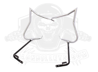 Saddlebag Guards Black Fits 1997-2008 Harley-Davidson Touring Electra Street Glide FLH Road King Rear 1.25" Steel Tube