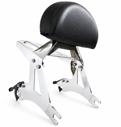 Chrome  Backrest Sissy Bar w Rack 4 Victory Cross Country Road Tour Ball LE Detachable