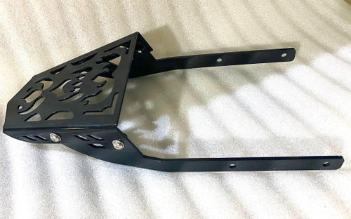 BLACK REAR TAIL RACK LUGGAGE SUPPORT BAG BOX FITS HONDA GROM 125 MSX 2020-2025