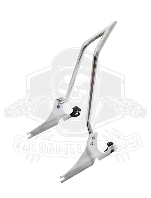 CHROME SISSY BAR BACKREST 4 HARLEY SOFTAIL HERITAGE CUSTOM DELUXE SPRINGER FXST