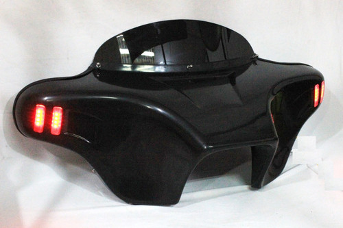BATWING FAIRING WINDSHIELD PAINTED 4 Harley FLD Dyna Switchback 6X9" 05-17
