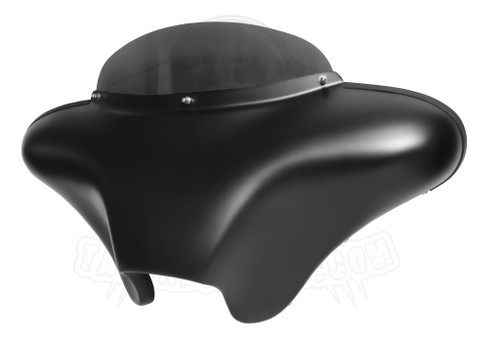 BATWING FAIRING WINDSHIELD FOR INDIAN SCOUT BOBBER 2018-2025 ABS 2DIN PRIMER