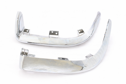 1963-1967 63-67 Corvette C2 Rear Bumper Set Left Right Chrome Usa-bikernet