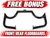 BAGGER ENGINE GUARD HIGHWAY CRASH BAR 4 HARLEY SLIM SOFTAIL 1.25" DELUXE 2000-17