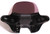 ABS PLASTIC BATWING FAIRING WINDSHIELD 4 HARLEY SOFTAIL FATBOY LO SLIM 4x5" 05-2