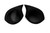 CAN-AM SPYDER RS-RSS 6 1/2" SPEAKER PODS GELCOAT BLACK