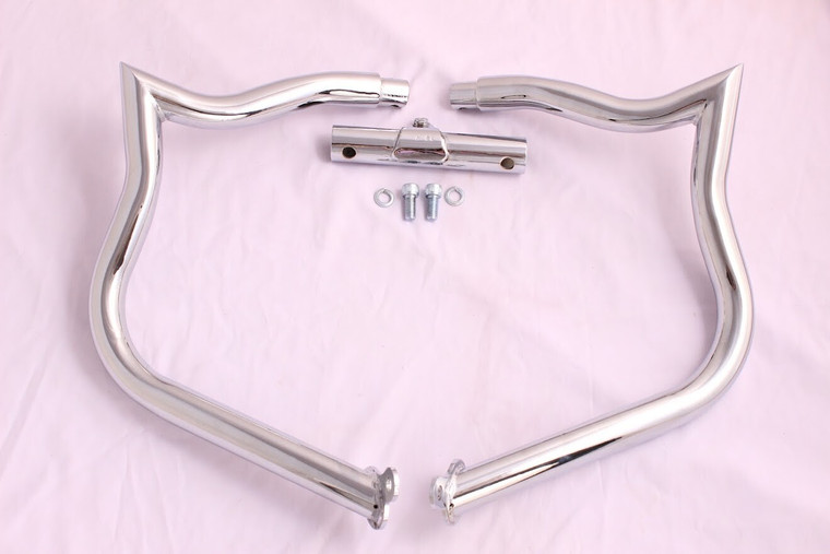 NEW ENGINE GUARD HIGHWAY CRASH BAR 4 HARLEY TOURING KING ULTRA FL 09-22 1.5"
