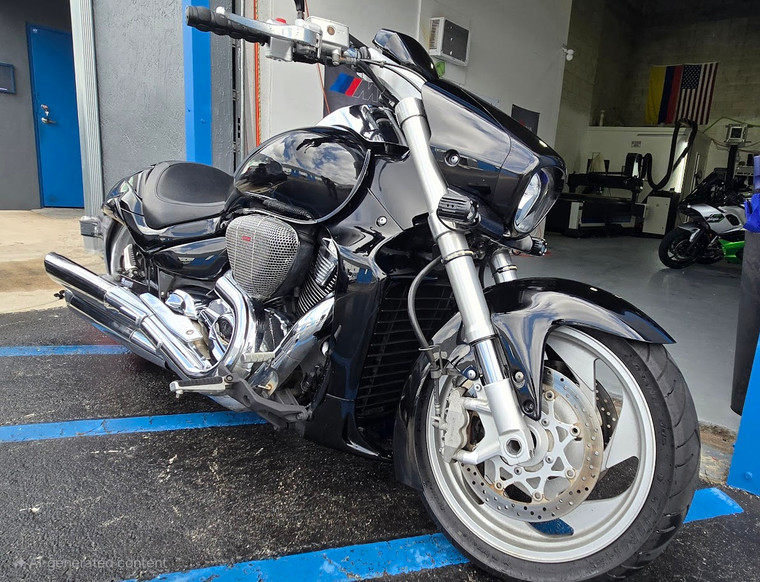 Front Fender+ Chin Spoiler Fit For Suzuki Intruder M109R Boulevard 2006-LATER