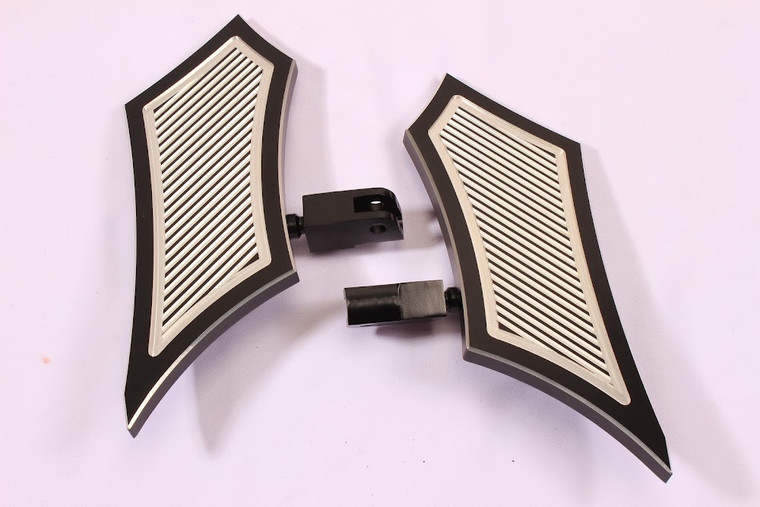 REAR FOOTPEGS FOOTBOARDS FLOORBOARDS PEGS BOARDS Suzuki 95-08 Intruder 1400