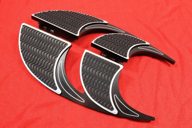 FOOTPEGS FOOTBOARDS FLOORBOARDS HARLEY TOURING ELECTRA GLIDE CLASSIC CUSTOM FL