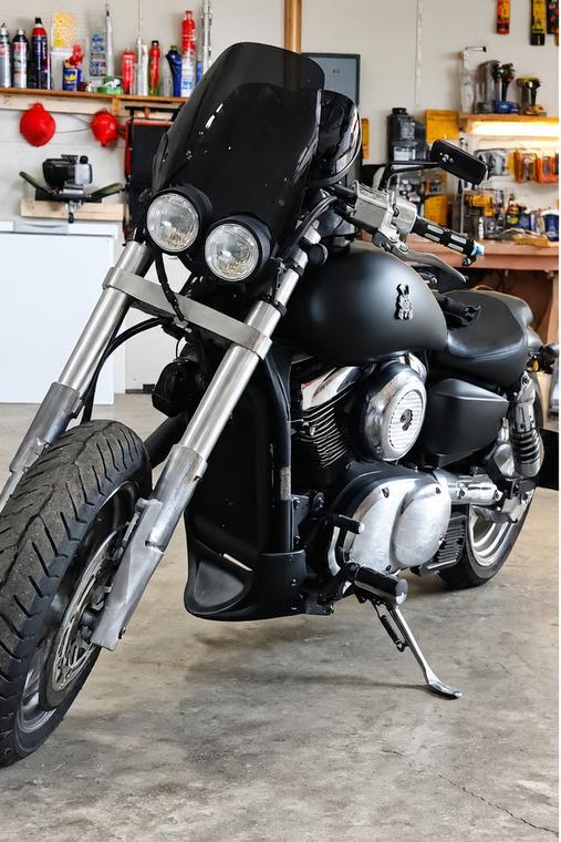 SUZUKI M109 M109R BOULEVARD FRONT CHIN SCOOP SPOILER