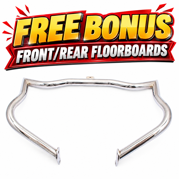 ENGINE GUARD HIGHWAY CRASH BAR 4 HARLEY FAT BOY SOFTAIL DELUXE LO CVO SLIM 00-17