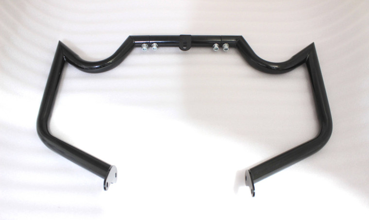 Highway Crash Bar Engine Guard 4 91-17 Harley Dyna Super Glide Street Bob Black