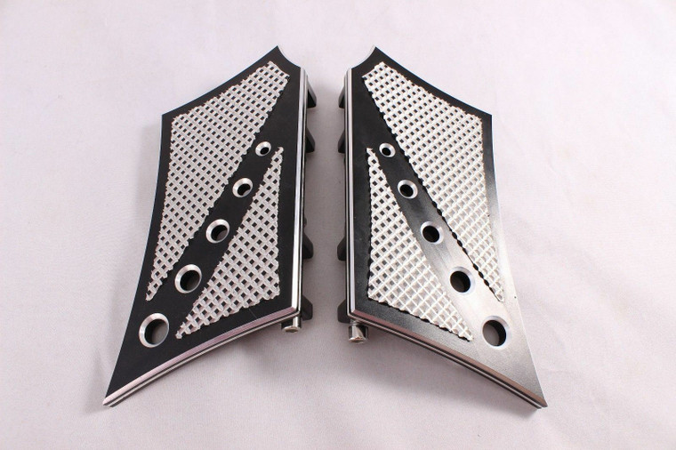 FOOTPEGS FLOORBOARDS FOOTBOARDS PEGS BOARDS REAR HARLEY TOURING FL SOFTAIL GLIDE