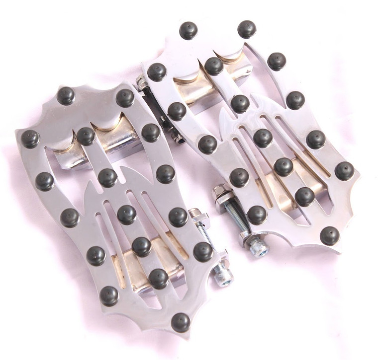 REAR FOOTPEGS FOOTBOARDS PEGS FLOORBOARDS 4 HARLEY TOURING ROAD STREET SOFTAIL