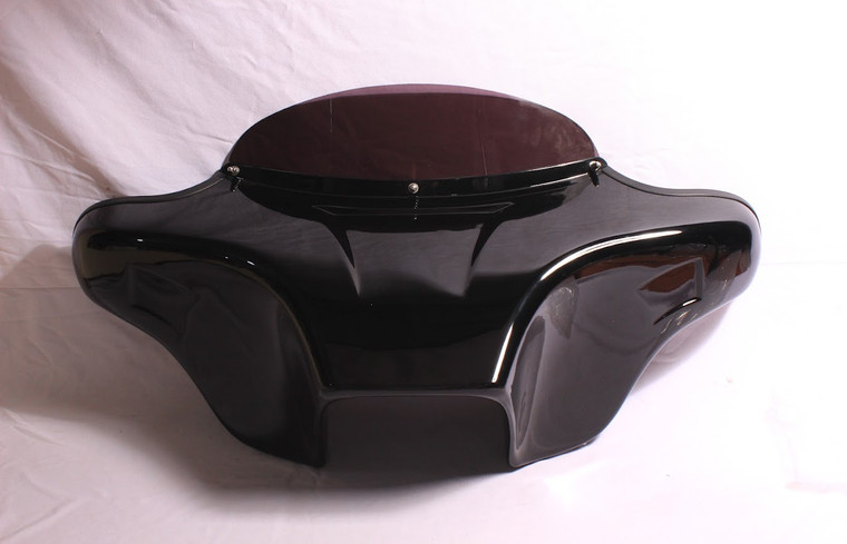 PAINTED Batwing Fairing Windshield For Harley FLD Dyna Switchback 6X9" CUT OUT