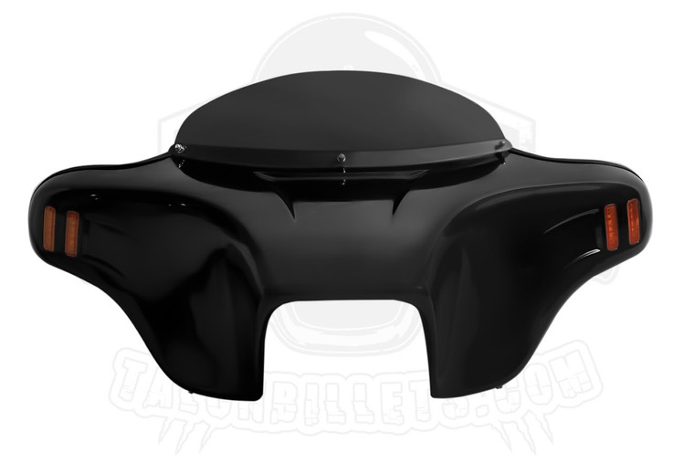 PAINTED BATWING FAIRING WINDSHIELD Kawasaki Vulcan Nomad 1500 99-04 4x5" SPKS