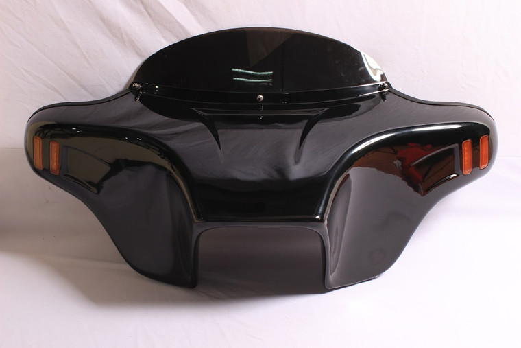 PAINTED BATWING FAIRING WINDSHIELD 4 HONDA VTX 1800 R C S T F N 02-UP 4X5" HOLES