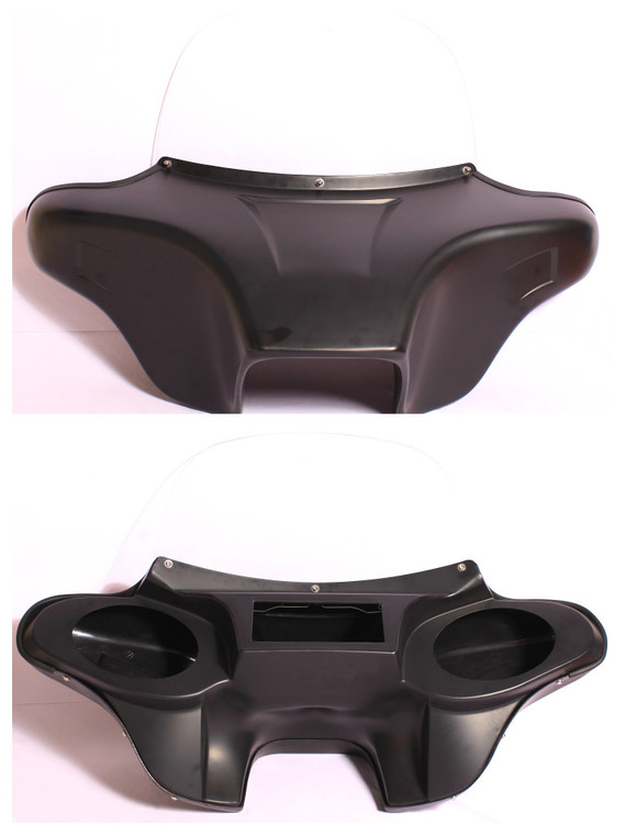Batwing Fairing Windshield Suzuki Boulevard C50/C50T 2005-2020 ABS Single din