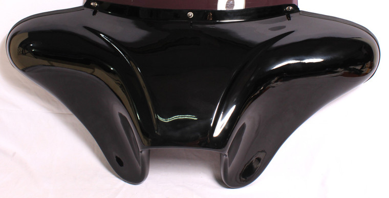 FAIRING WINDSHIELD BATWING PAINTED 4  HARLEY DYNA WIDE GLIDE LOW SUPER 05-OLDER