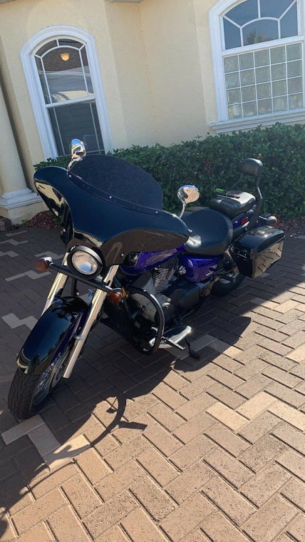 Painted Fairing 4 Harley Street Bob 2018-2019 Batwing Windshield ABS