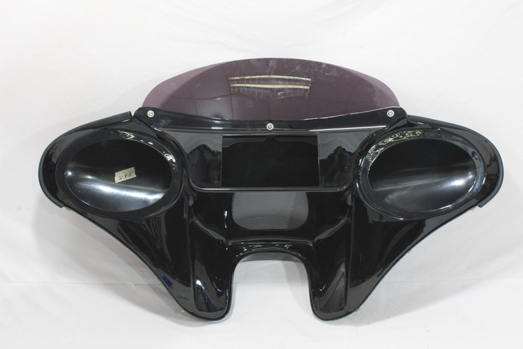 PAINTED BATWING FAIRING WINDSHIELD 4 KAWASAKI VULCAN 800A 6x9 SPKS ABS PLASTIC