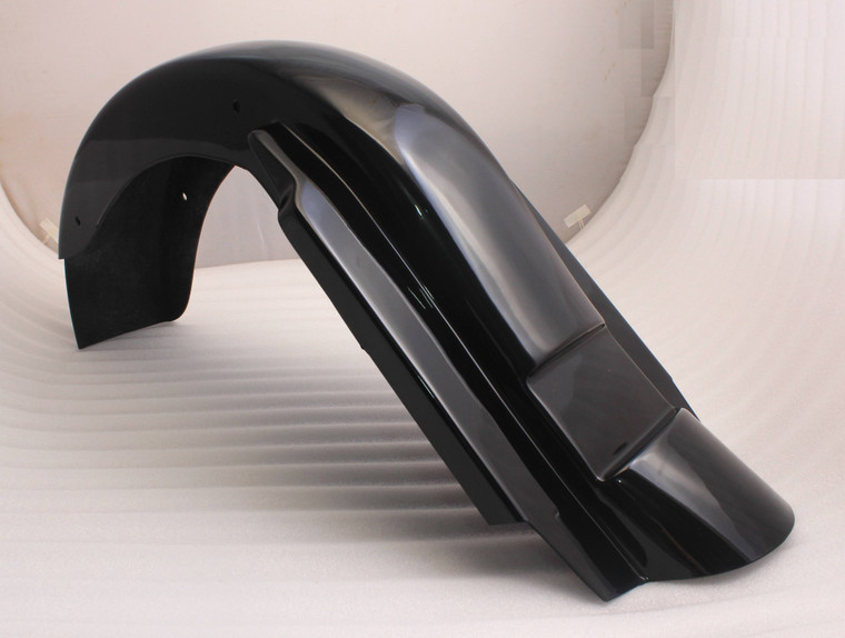 PAINTED 4” CVO SUMMIT REAR FENDER HARLEY TOURING KING 1993-08 STRETCHED EXTENDED