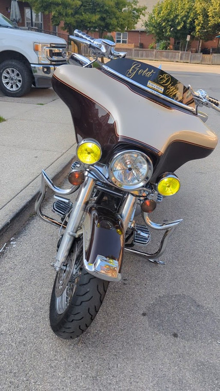 4 Harley Touring Street Glide Road King 1997-up 1.5" Crash Bar Engine Guard
