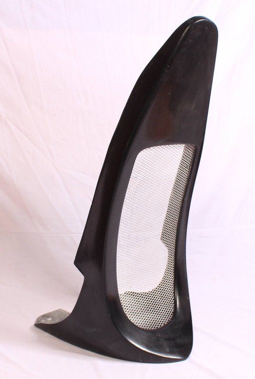 Custom Raked chin Spoiler Radiator cover 4 Honda Fury All years Primed Fiber