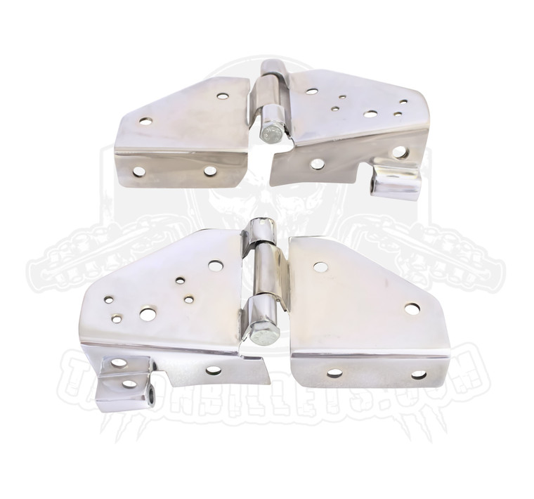 1976-1995 Wrangler CJ5, CJ7 & CJ8 Windshield Hinges Chrome 7403 Dallas Nice
