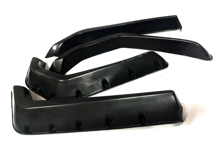4 Fender Flares Set of 4 Black 3'' kit for Polaris RZR 800, RZR S, RZR 2008-14