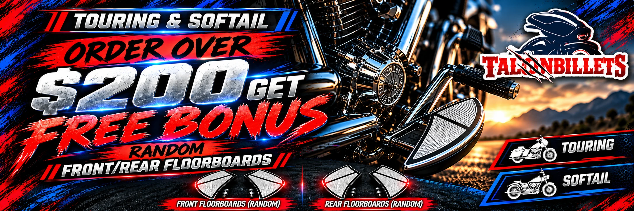FREE Floorboard Bonus on Orders $200+