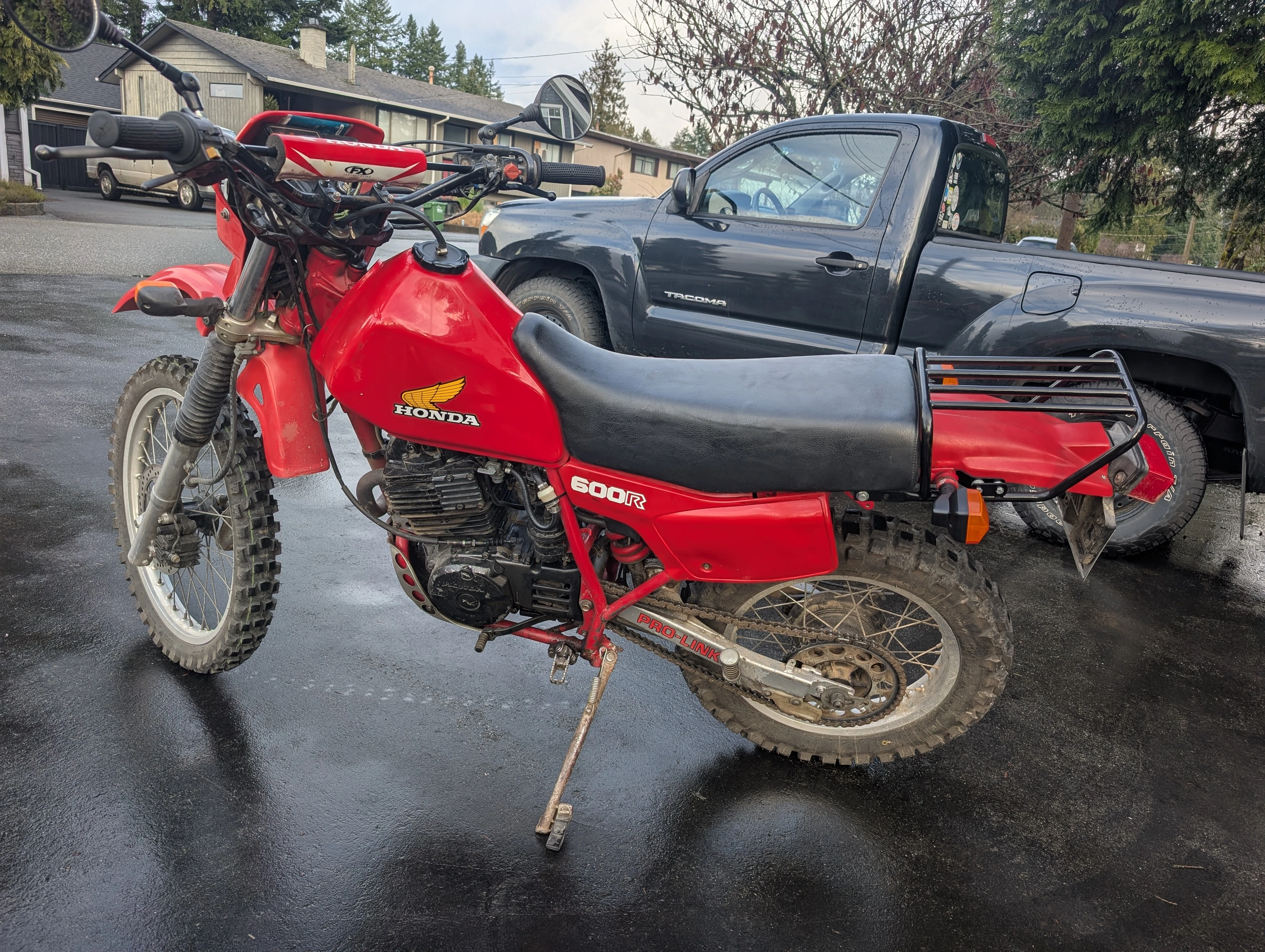 Customer motorcycle with Talon Billets parts installed