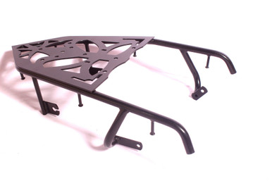 Black Off Road Rear Tail Rack Back Shield Luggage Rack For YAMAHA TW200 ...