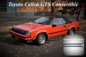 1984 1985 Fits Toyota Celica GTS Convertible RA65 Quarter Glass Seal Trim Left & Right #67875 Right 67876 Left 1984 1985 Fits Toyota Celica GTS Convertible RA65 Quarter Glass Seal Trim Left & Right #67875 Right 67876 Left