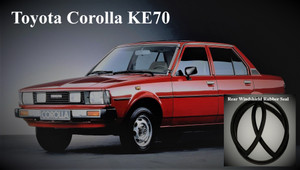Toyota Corolla KE70 Rear Weather-strip Rear Windshield Seal Rubber KE70 AE71 Sedan 2 Door,4 Door 1980-1983 #64812-12220 Toyota Corolla KE70 Rear Weather-strip Rear Windshield Seal Rubber KE70 AE71 Sedan 2 Door,4 Door 1980-1983 #64812-12220