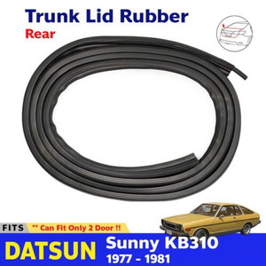 Fits Datsun Sunny KB310 B310 2D Coupe Trunk LID Luggage Weatherstrip Seal Rubber #84830-N7400 Fits Datsun Sunny KB310 B310 2D Coupe Trunk LID Luggage Weatherstrip Seal Rubber #84830-N7400