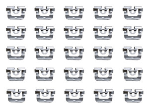 2 DR HARDTOP - METAL STAMPED MOLDING CLIP, 25 PIECE PACKAGE FOR 1968-1972 BUICK CHEVROLET OLDSMOBILE PONTIAC 2 DR HARDTOP - METAL STAMPED MOLDING CLIP, 25 PIECE PACKAGE FOR 1968-1972 BUICK CHEVROLET OLDSMOBILE PONTIAC