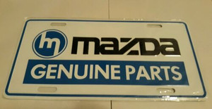For Mazda Auto License Plate - Embossed Logo and Mazda Genuine Parts For Mazda Auto License Plate - Embossed Logo and Mazda Genuine Parts