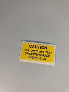 PLATE, ENGINE CAUTION, NO.2 11294-34020 FOR TOYOTA COROLLA 1979-1982 3TC 1.8 PLATE, ENGINE CAUTION, NO.2 11294-34020 FOR TOYOTA COROLLA 1979-1982 3TC 1.8