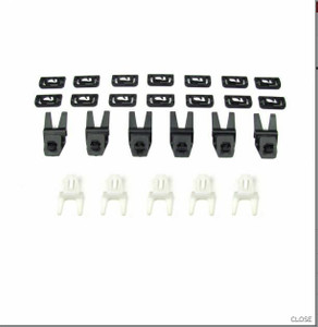 For Toyota Corolla windshield Molding Clip Kit 25pcs 2-4D W Coupe Hardtop LB
#75531A, #75546 AE70, KE70, TE71 For Toyota Corolla windshield Molding Clip Kit 25pcs 2-4D W Coupe Hardtop LB
#75531A, #75546 AE70, KE70, TE71