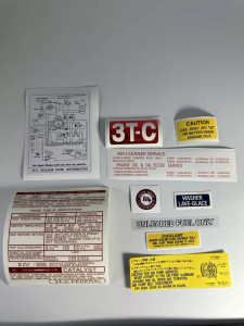 Decal set for Toyota Corolla 1981 Fit Sedan 4Door Wagon Coupe Hardtop Liftback Decal set for Toyota Corolla 1981 Fit Sedan 4Door Wagon Coupe Hardtop Liftback