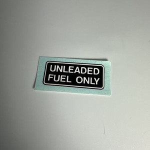 Unleaded Fuel Only Decal for Land Cruiser FJ40 FJ60 Unleaded Fuel Only Decal for Land Cruiser FJ40 FJ60