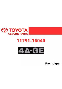 Toyota Genuine MR2 Corolla FX AE86 4A-GE Engine Name Plate Decal Sticker OEM Toyota Genuine MR2 Corolla FX AE86 4A-GE Engine Name Plate Decal Sticker OEM