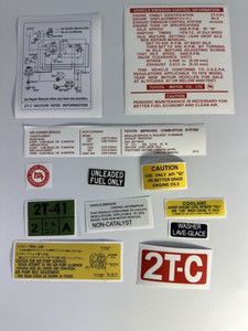 Fits Toyota Corolla Decal set 1978 Sedan 4Door Wagon Coupe Hardtop Liftback 2T-C Fits Toyota Corolla Decal set 1978 Sedan 4Door Wagon Coupe Hardtop Liftback 2T-C