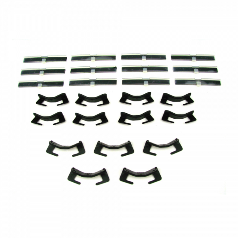 Toyota Corolla 1984-1987 4 Door Sedan Windshield Trim / Molding Clip Kit - 25 pc.