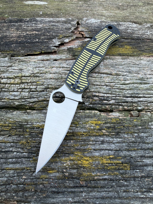 Spyderco Para Military® 2 Salt Yellow/Black CPM Magnacut®